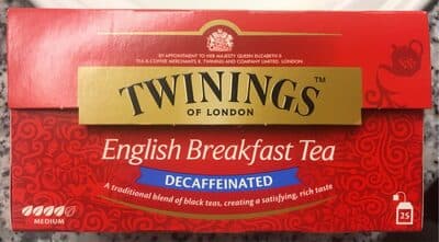 TWININGS BLACK ENGLISH BREAKFAST DECAFFEINATED 50G