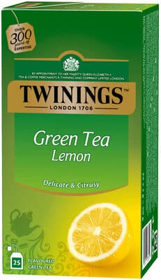 TWININGS GREEN TEA & LEMON 40G
