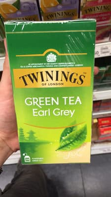 TWININGS GREEN TEA  EARL GREY 50G
