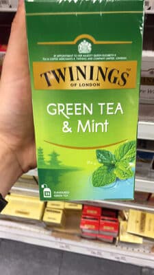 TWININGS GREEN TEA & MINT 37.5G