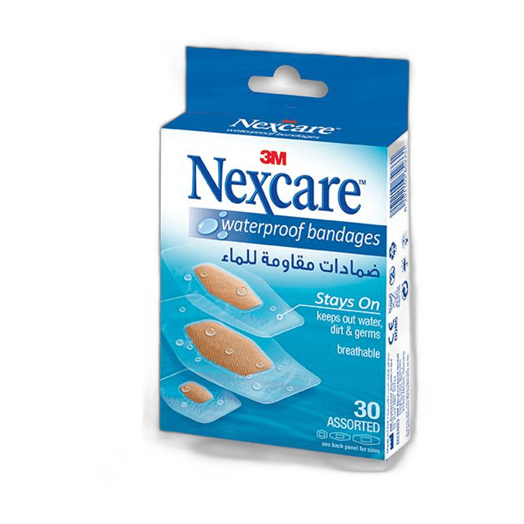 3M, Nexcare Active, Waterproof Bandages, 30 pieces