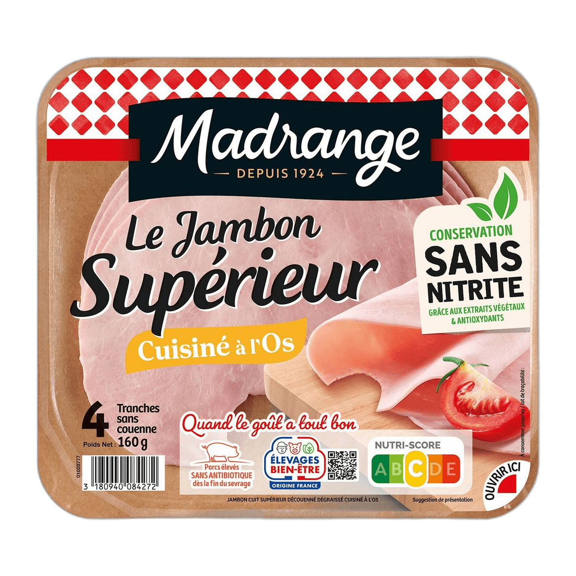 Madrange, Mon Jambon Cuisine a L'os, 160g