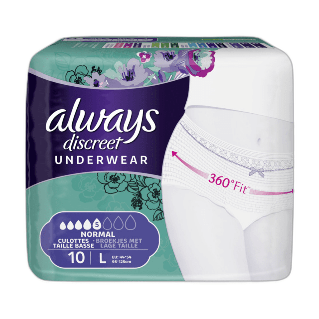 Always, Discreet Culottes Large, x10