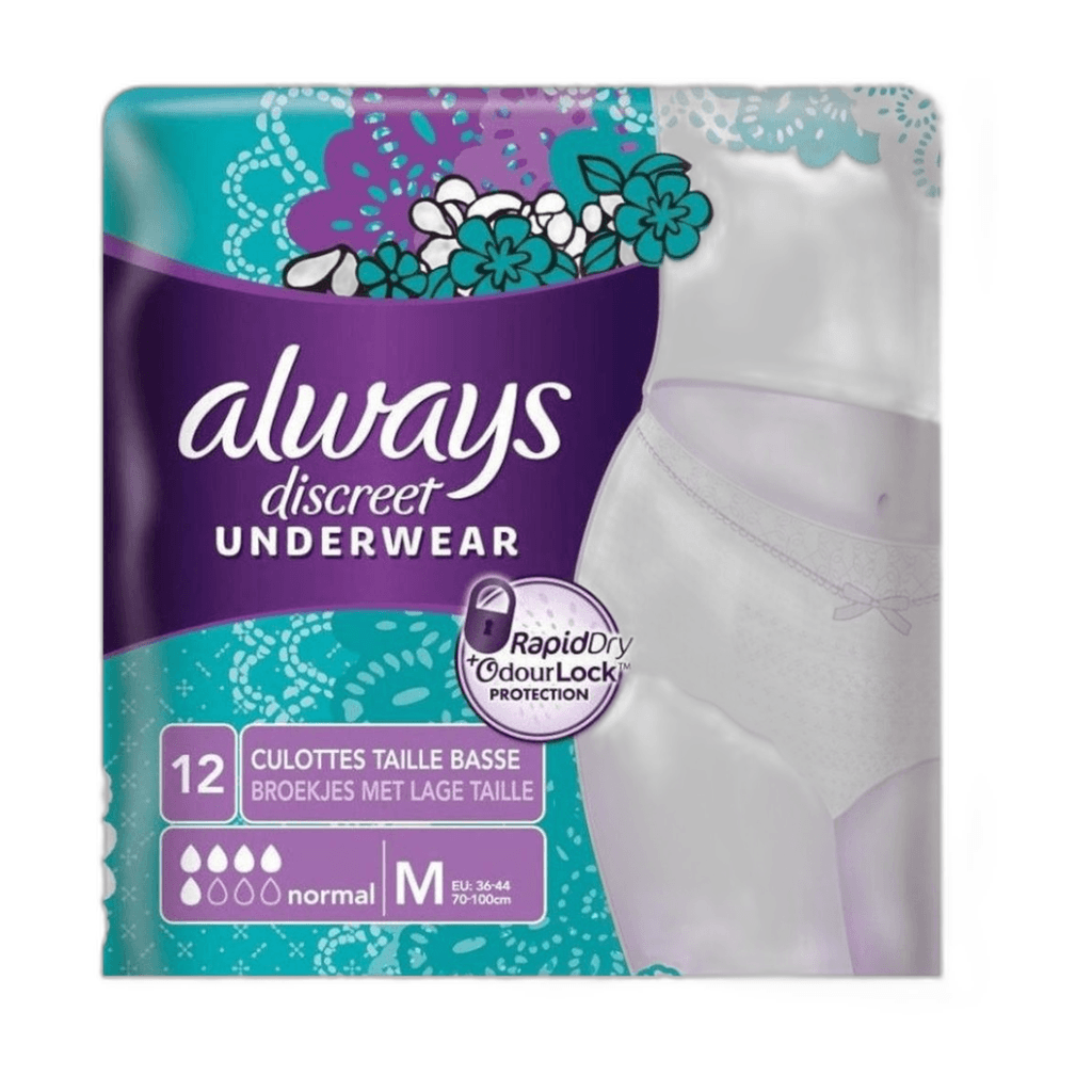 Always, Discreet Culottes Medium, x12