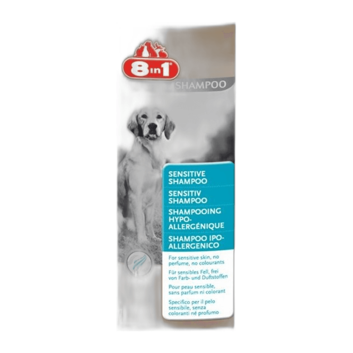 8In1, Sensitive Shampoo, 250ml