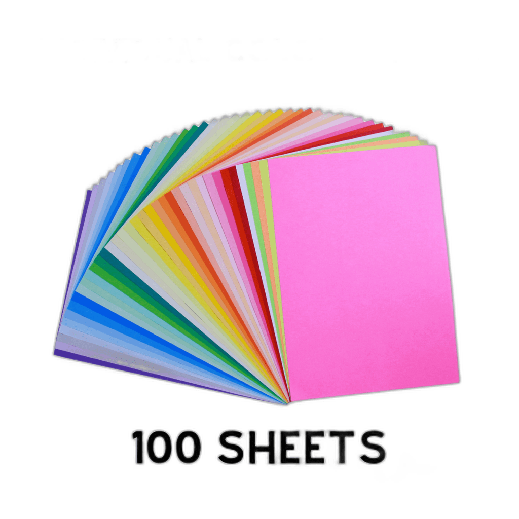 A4 Thick Colour Paper, 100 sheets