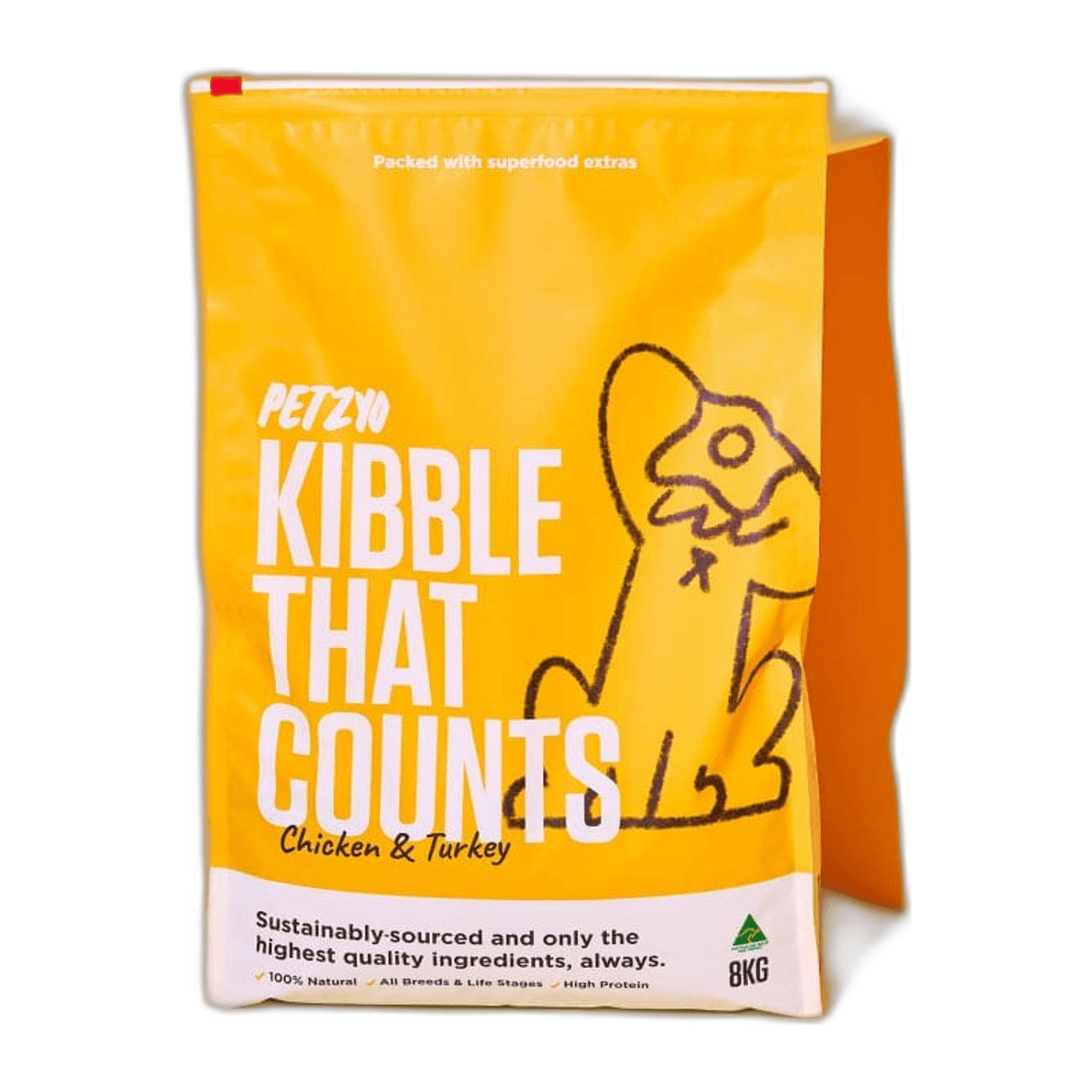Chewli, Chicken Kibbles, 8kg