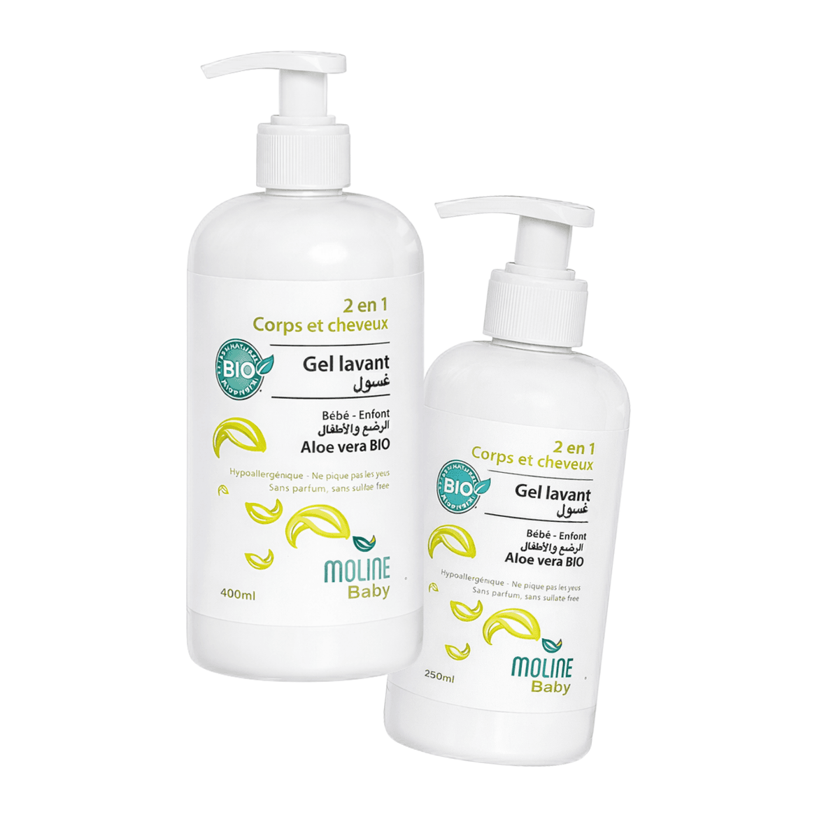 BebeCalin, Gel Lavant 2 en 1, 400ml