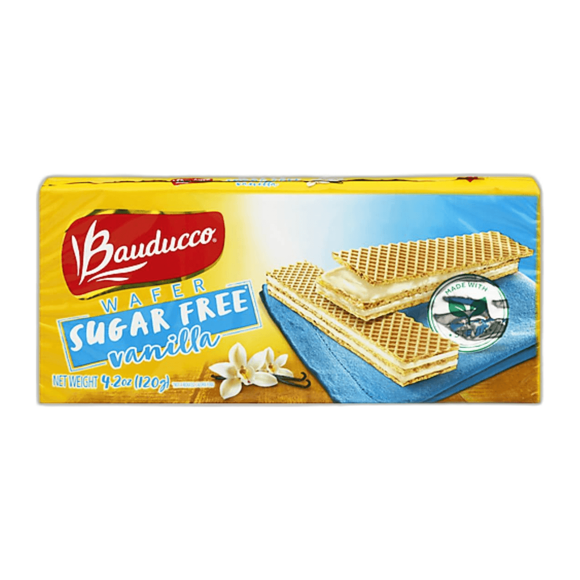 Bauducco, Wafer, Vanilla Sugar Free, 120g