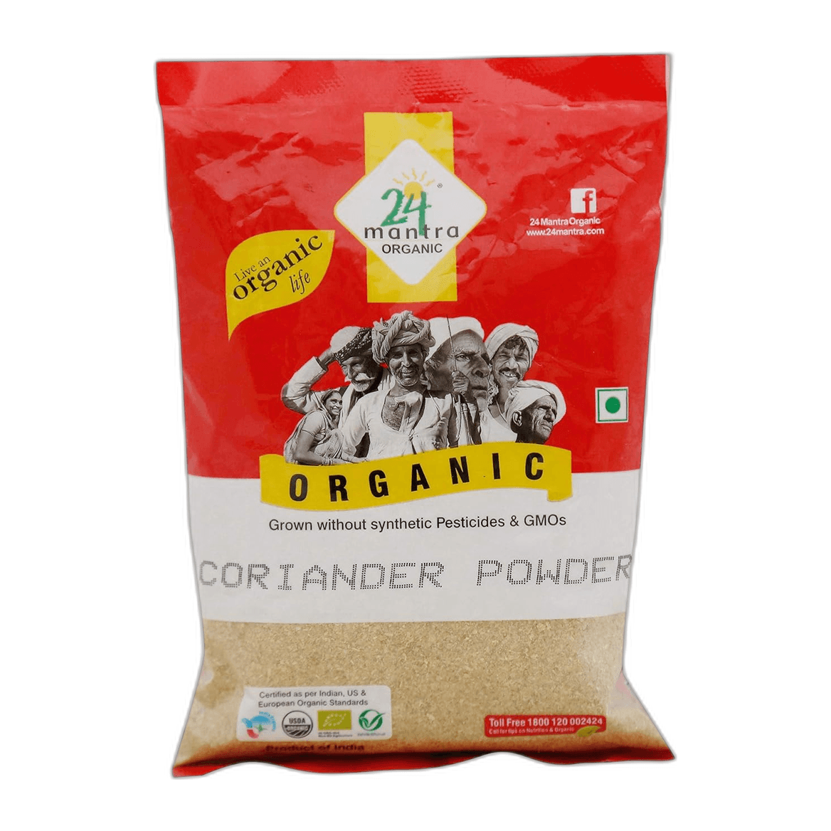24Mantra, Organic Coriander Powder 100g