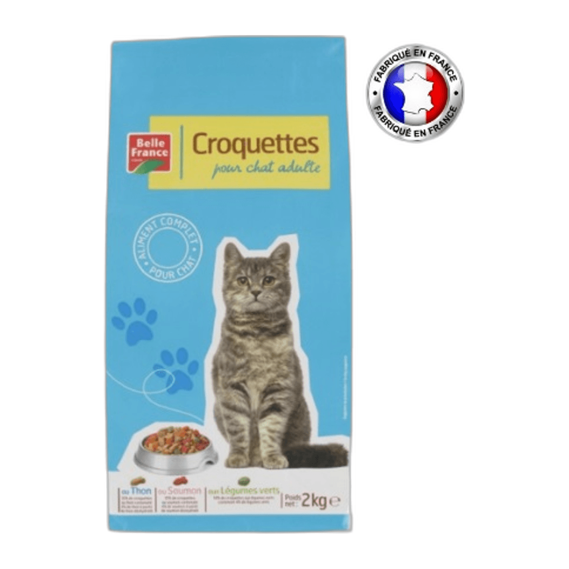 Belle France, Chat Adulte Sau/Thon, 2Kg