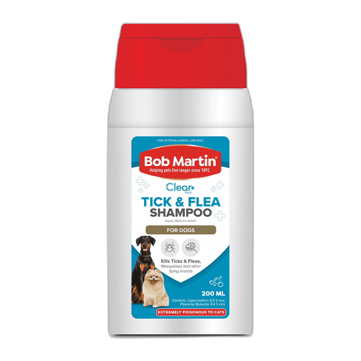 Bobmartin, Flea And Tick Shampoo 200ml