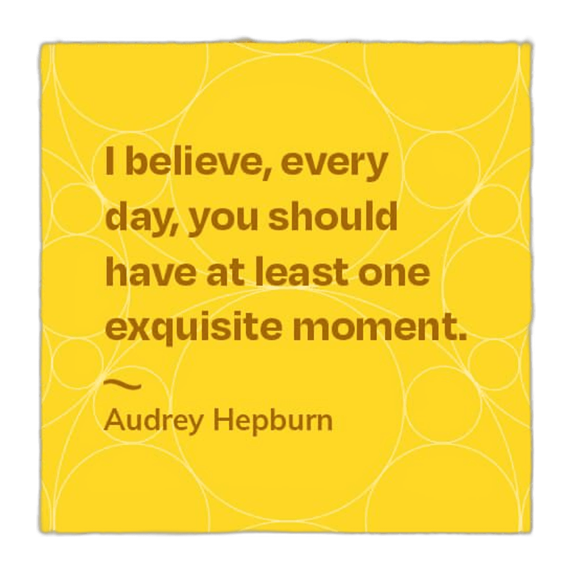 ''Exquisite Moment'' Motivational Card