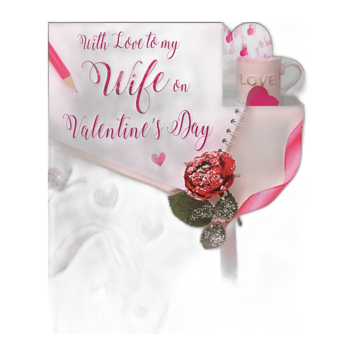 ''With love to my Wife'' Valentine's Day Card