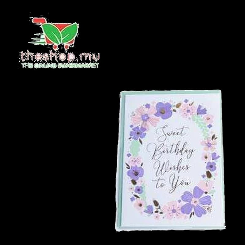 "Sweet BD Wishes to you" BD Greeting Card