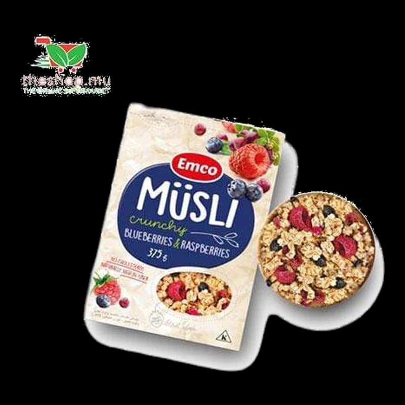 Emco, Musli Raspberry & Blueberries, 375g