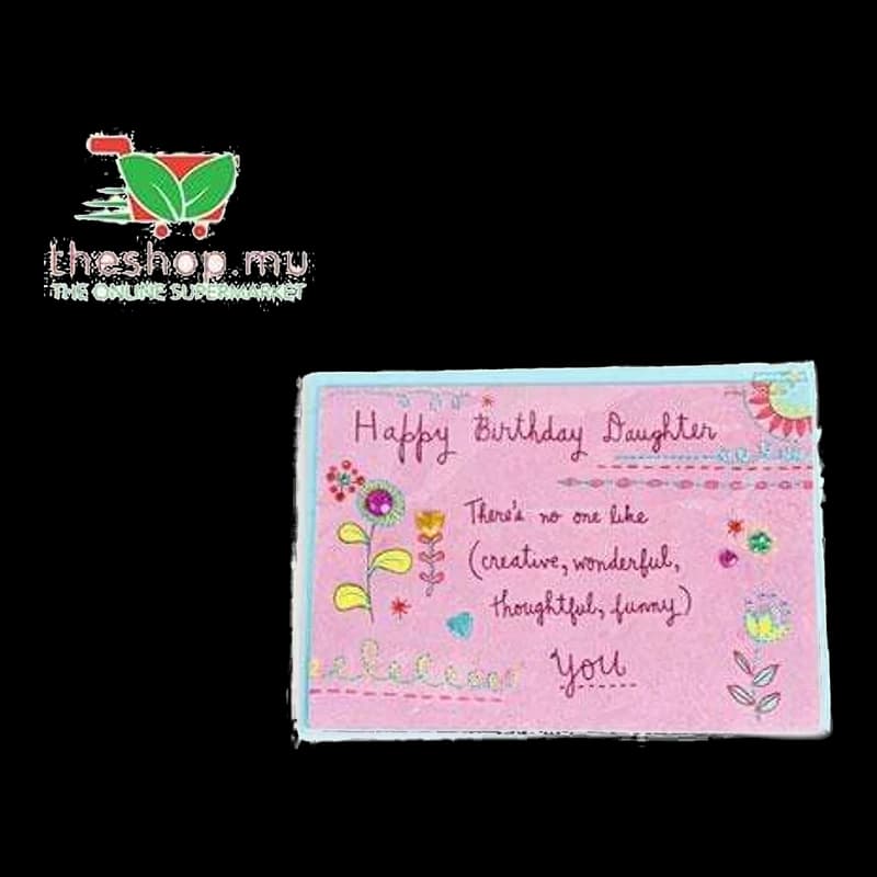 "Happy Birthday Daughter" Birthday Greeting Card