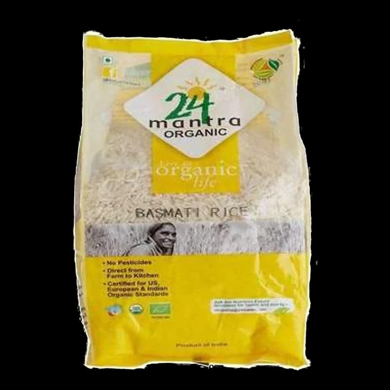 24Mantra, White Basmati Rice 1kg