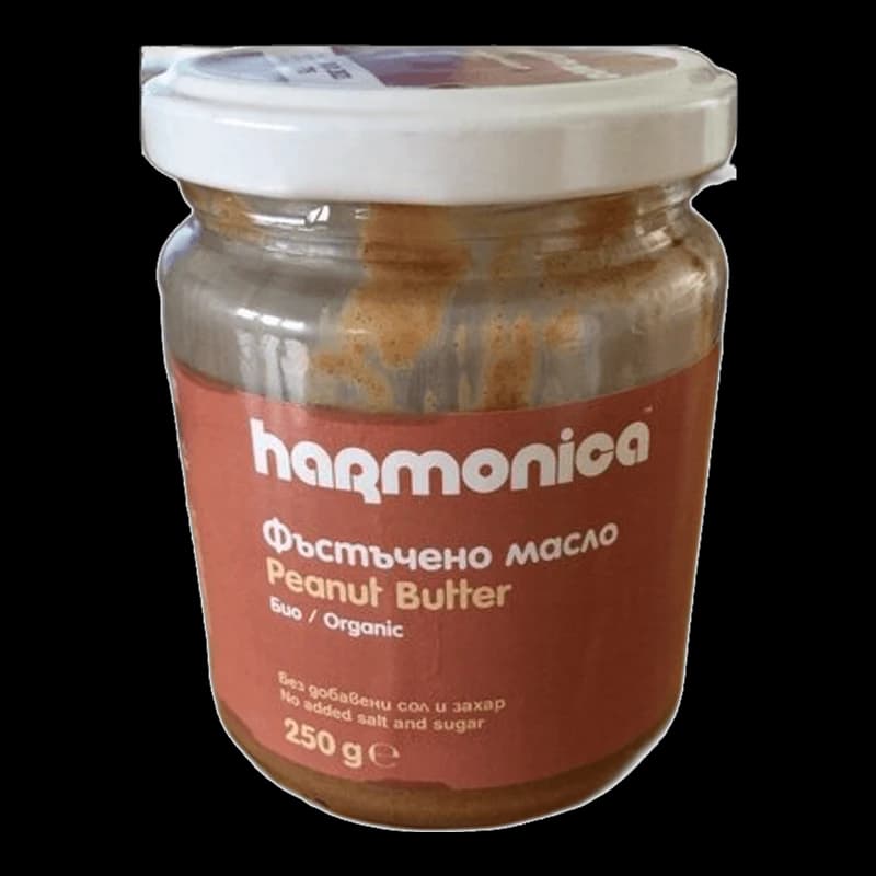 HARMONICA, ORGANIC PEANUT BUTTER 250 G 