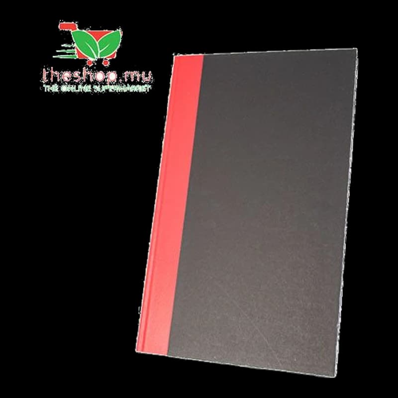 Atlas Hard Cover Note Book Black Cover 200 Pages