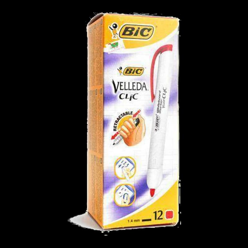 BIC, Velleda Clic Whiteboard Marker Red