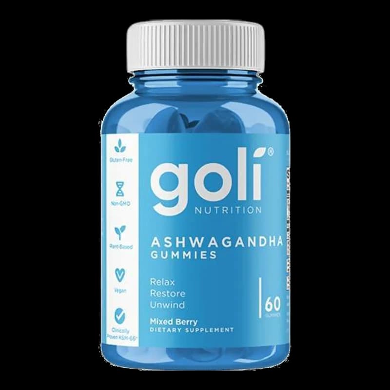 Goli Nutrition, Ashwagandha Gummies, 60 pieces