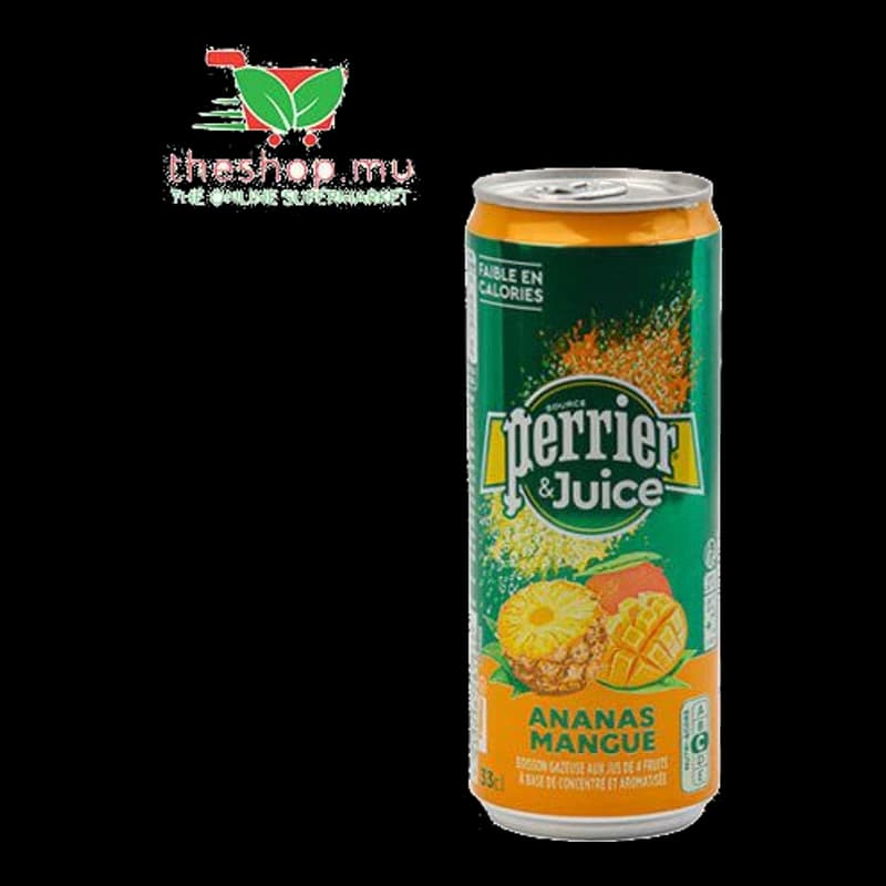 Perrier & Juice, Ananas Mangue Can, 33Cl