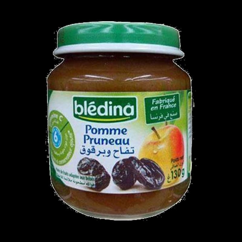 Bledina, Prunes with Apple Puree, 130g (6+ months)