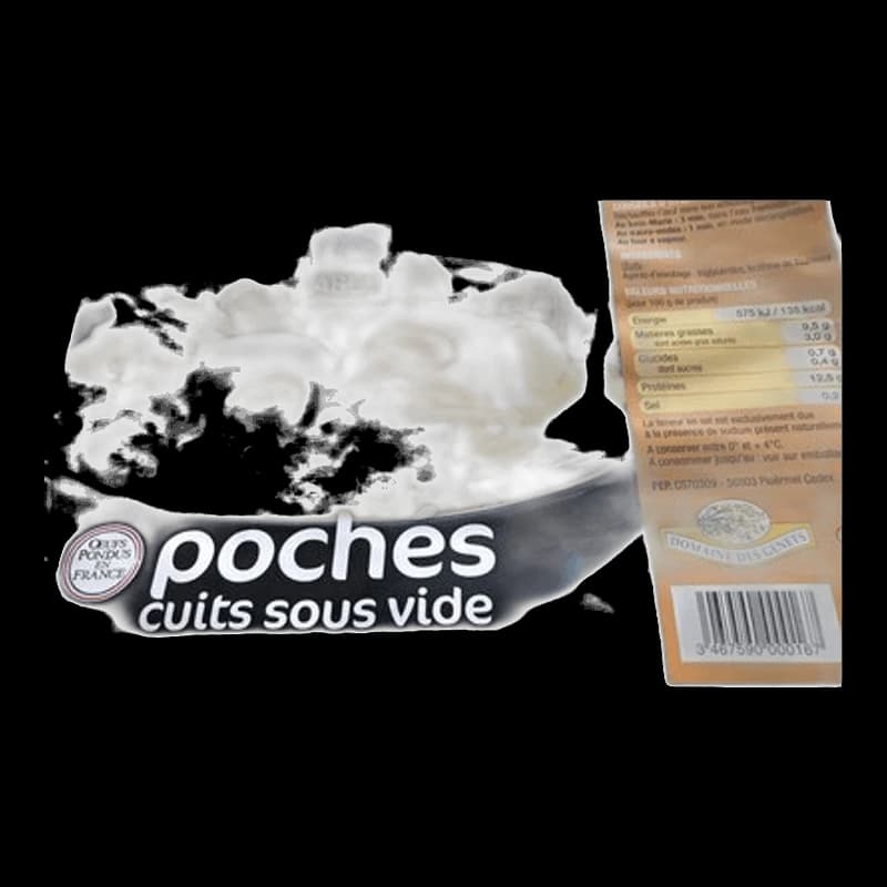 Cocotine, 16 Oeufs Poches Cuit Sous Vide, 640g