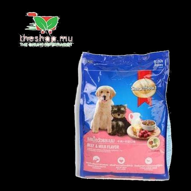 SmartHeart, Puppy Food Beef&Milk, 1.5Kg