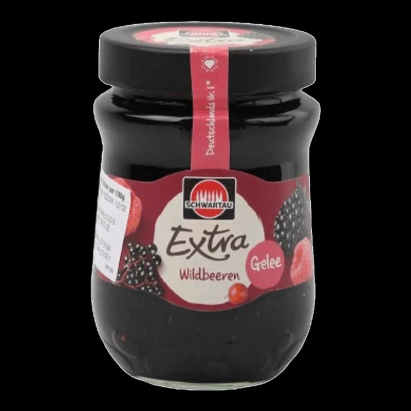 SCHWARTAU WILD BERRY JELLY EXTRA JAM 340G