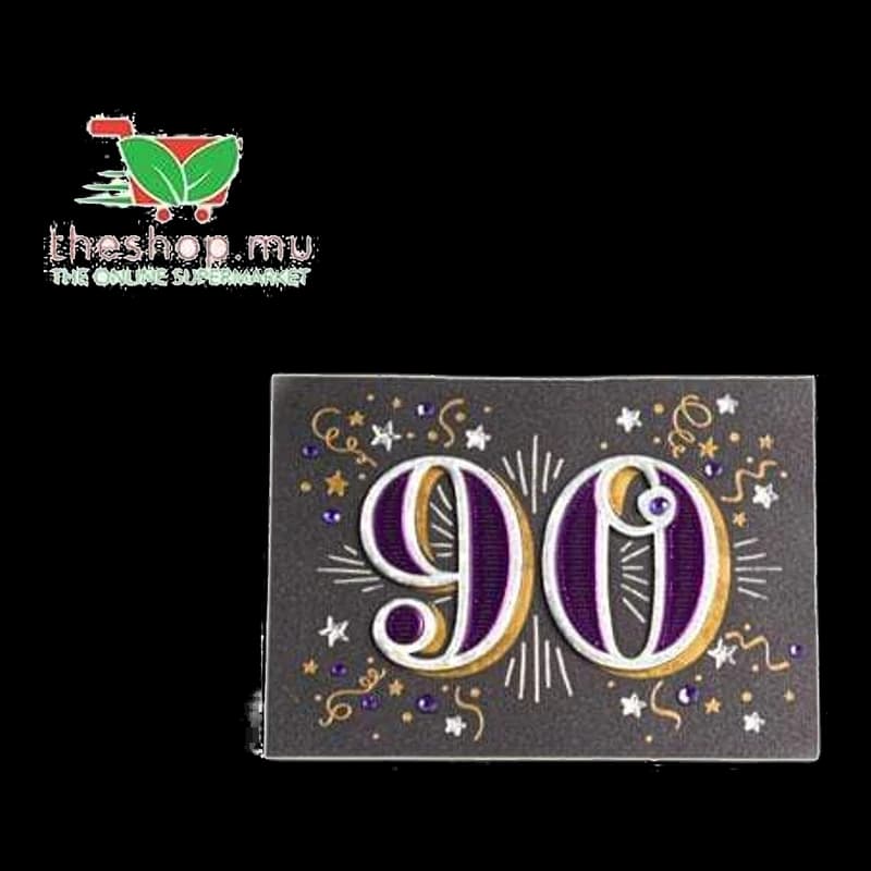 "90" Birthday Greeting Card