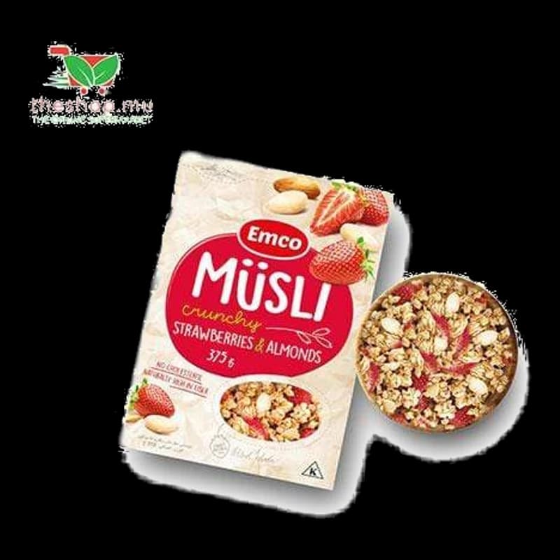 Emco, Musli Strawberry & Almond, 375g