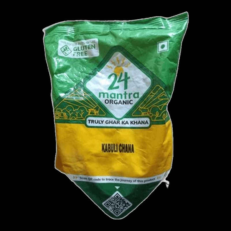 24Mantra, Organic Kabuli Chana 500g