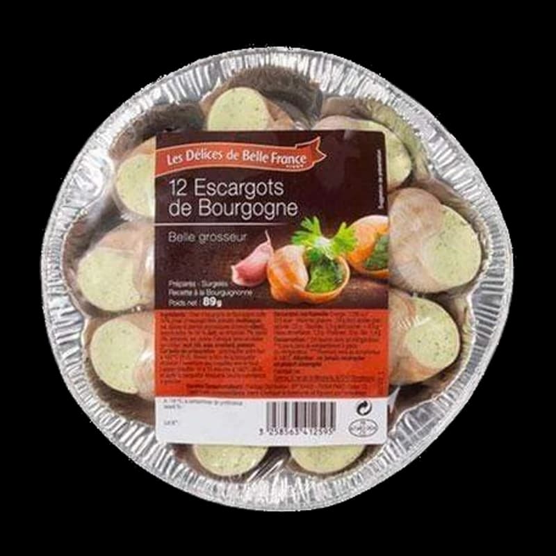 Belle France, 12 Escargots De Bourgogne, 89g