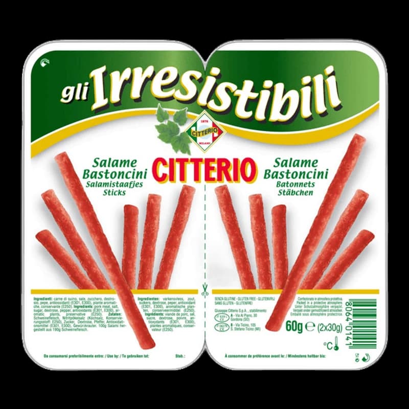 Citterio, Salame Bastoncini, 60g