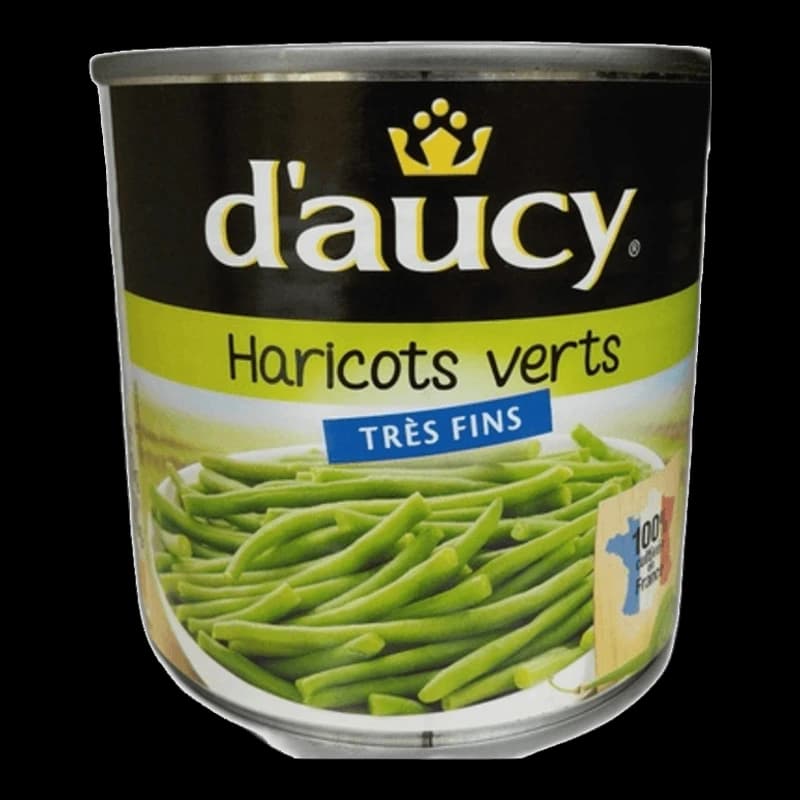 D'aucy, Haricots Verts Tres Fins, 400g