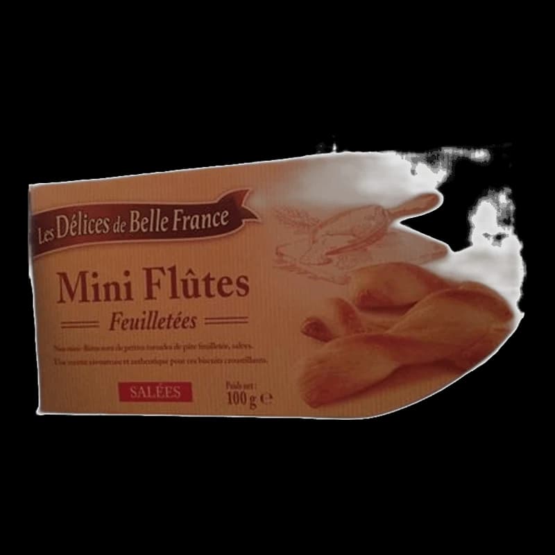 Belle France, Mini-Flutes Feuilletees Salees, 100g