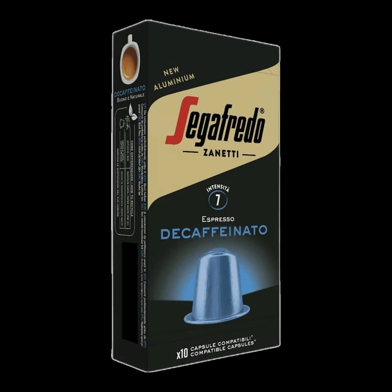 Segafredo, Capsules  Deca Espresso Alu. 10 X5,1g