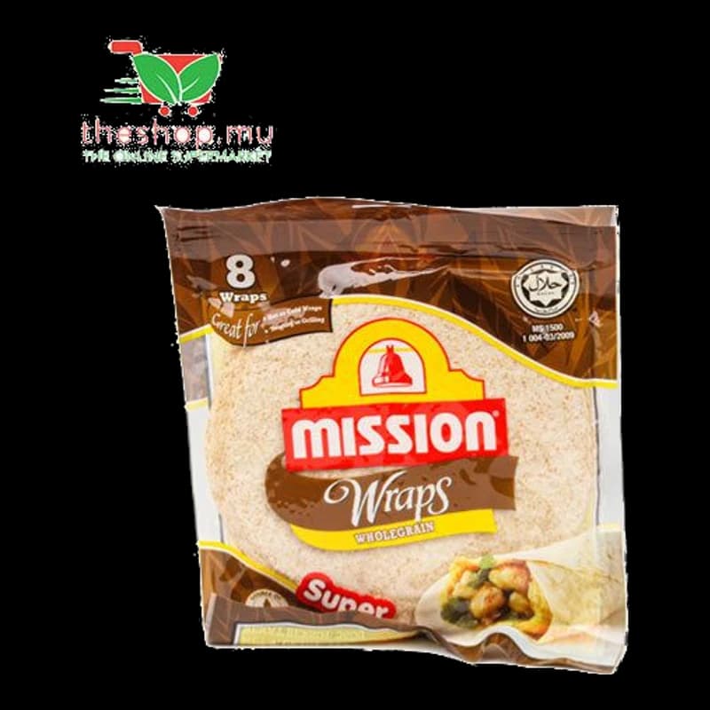 Mission, Wraps Wholegrain Super Soft x8, 360g
