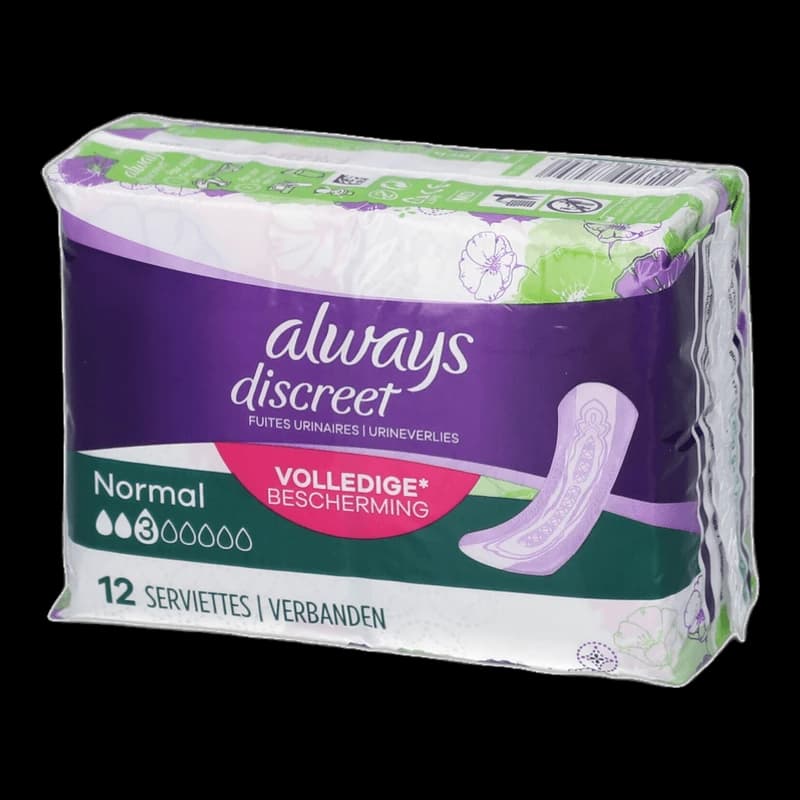 Always, Discreet Pads M1 Normal, x12