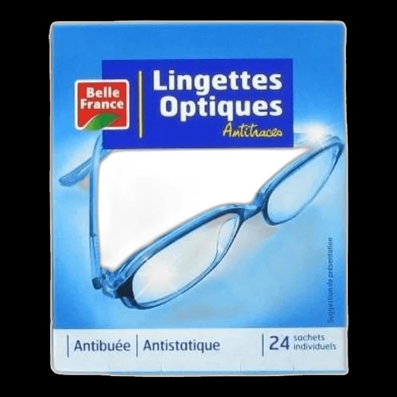 Belle France, Lingettes Opitique Antitraces , x24