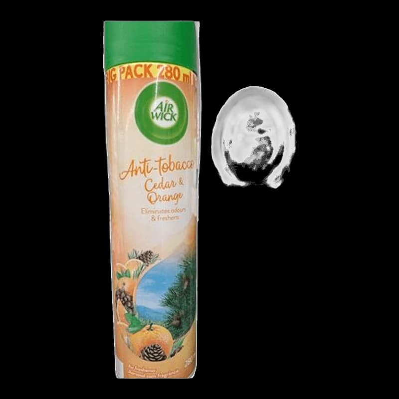 Airwick, Anti-Tabacco Cedar & Orange, 280ml