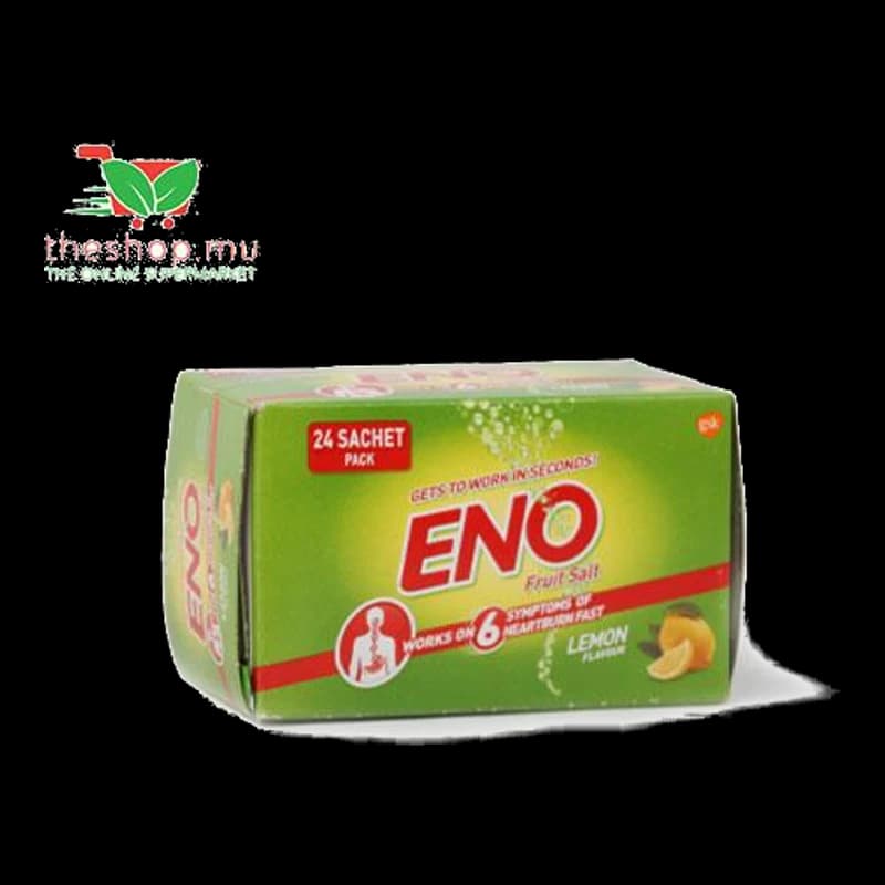 Eno, Fruit Salt Lemon Flavour, 24 Sachets