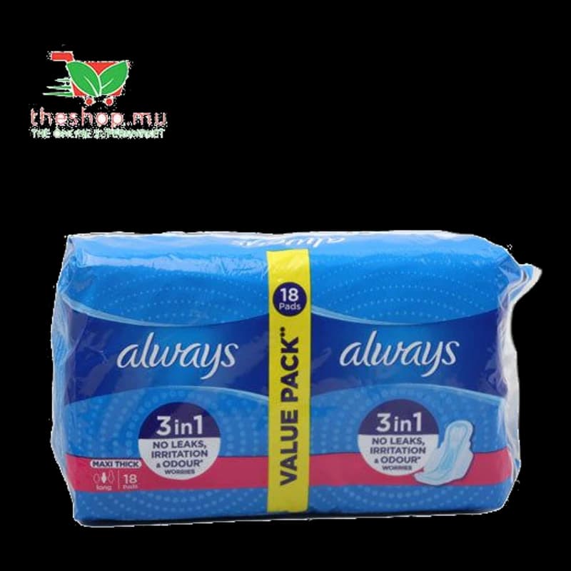 Always, Pads Maxi Fresh Long, x18