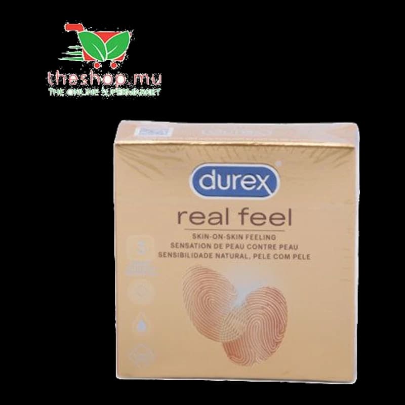 Durex, Real Feel Skin-On-Skin Feeling, X 3 Units