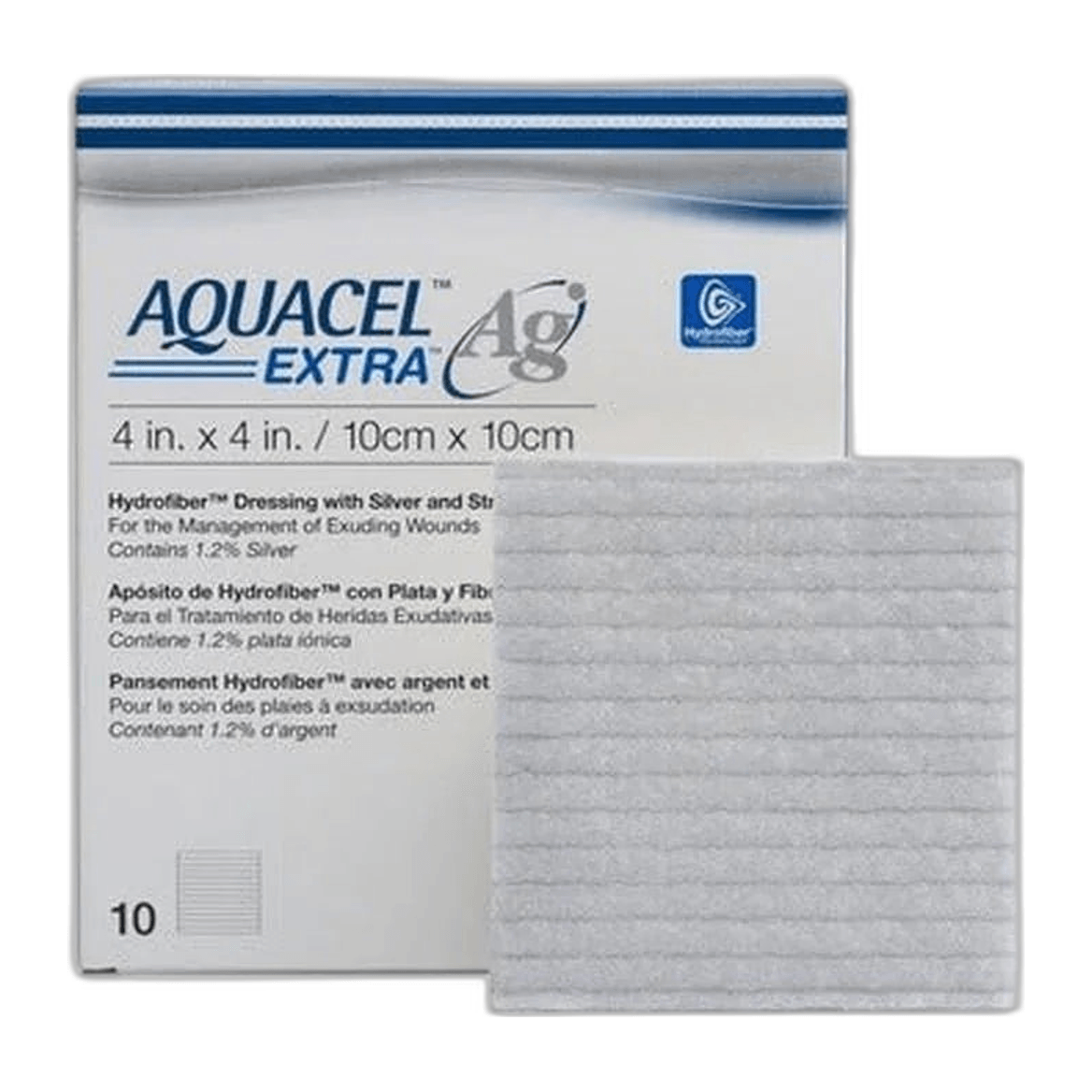 Aquacel, Ag Dressing With Silver, 10X10 