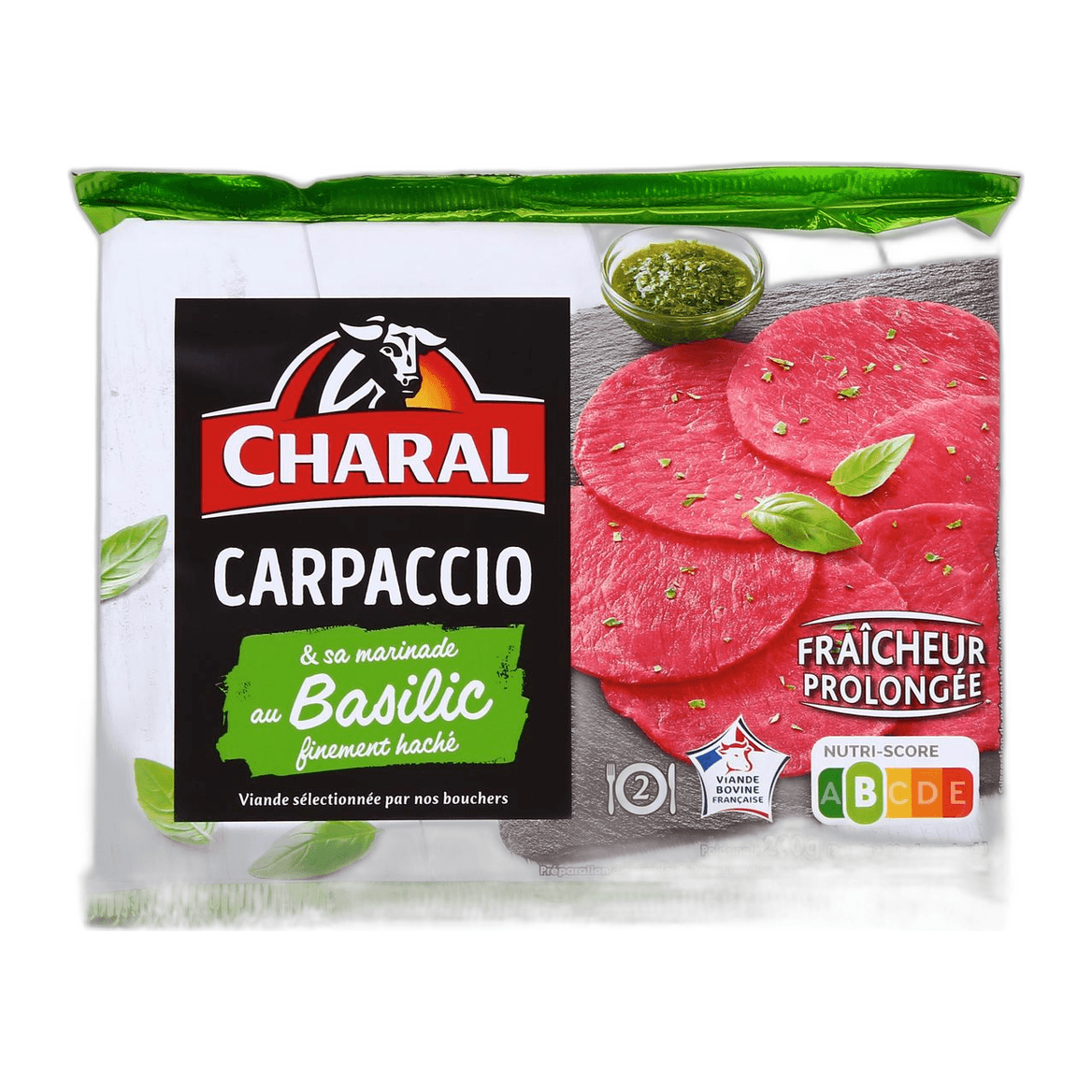 Charal, Carpaccio Minute De Bœuf, 85 G x 5