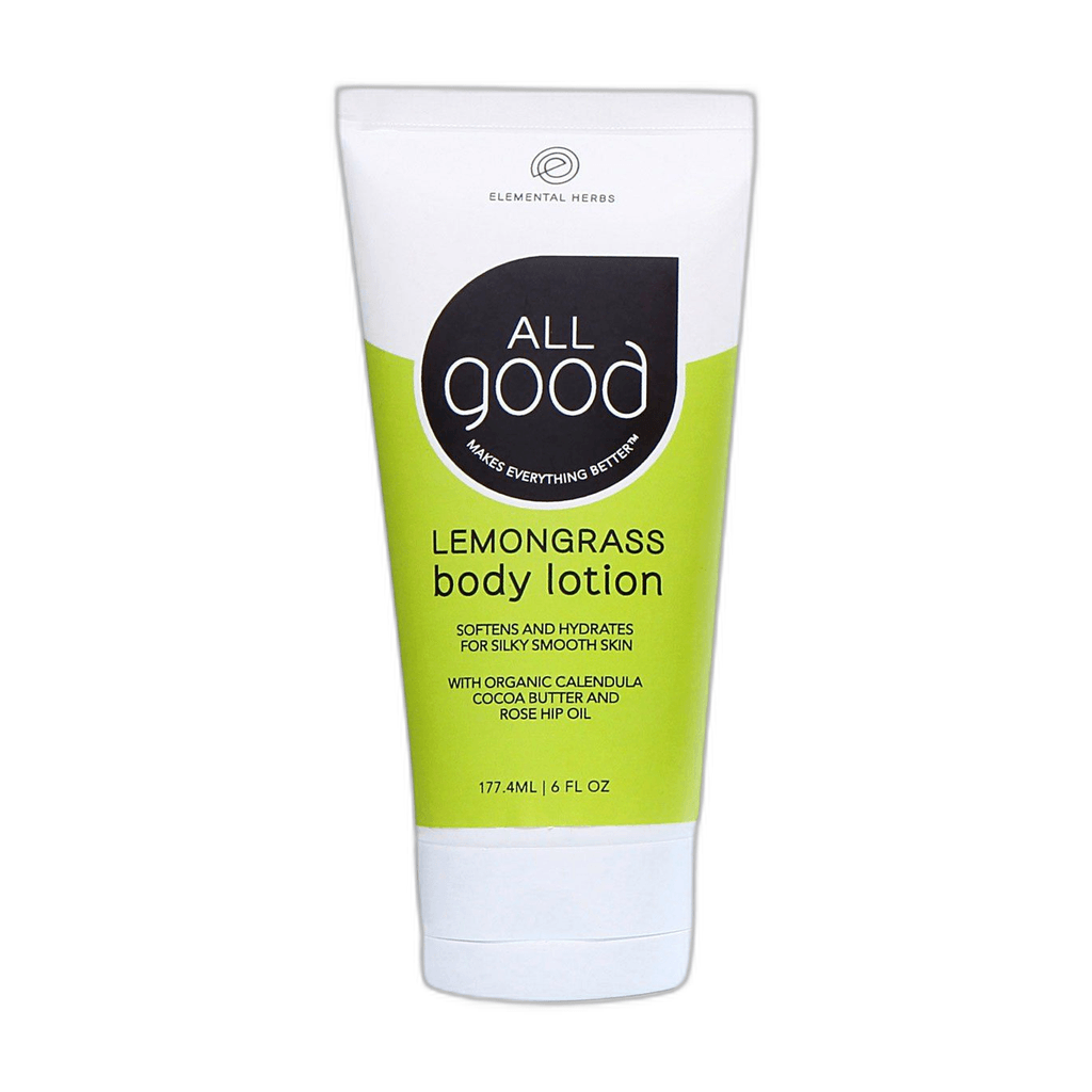 All Good, Body Lotion Lemongrass 6oz, 6oz