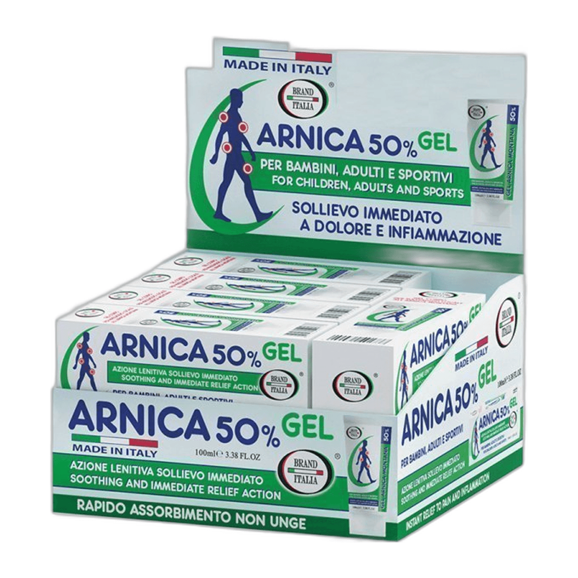 Italia, Arnica Gel 50%, 100ml